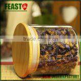 Good Sales Fancy Glass Jars ad Lids With Bamboo or Wood thumbnail-3