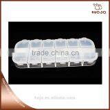 PP Medicine Box 12days 13x5.5cm Clear