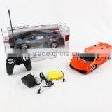 New Model and High Quality 1:18 4ch Portable Simulation Model Mini Remote Control rc Car Toys With Front LED Light for Sale thumbnail-2
