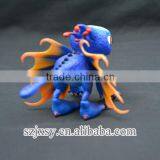 Custom Movie Character Cartoon Bule Dragon Model thumbnail-3