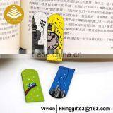 Custom korean souvenir christmas craft paper clip folding magnetic bookmark