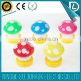 Seldorauk Own 20 Kind Items Battery Powered ABS Plastic Mini Mushroom Led Push Button Light thumbnail-5