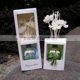 Silk Ribbon Hot Sale 50ml Luxury Lavender Scent Reed Diffuser for Home Decoration thumbnail-2