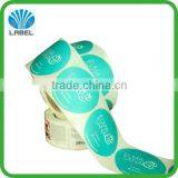 Round Shape Adhesive Sticker Labels With Blue Color thumbnail-3