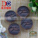 Vogue Wholesale Custom Logo Embossed Metal Jeans Button thumbnail-5