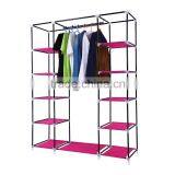 Hot Sell Folding Fabric Clothes Wardrobe thumbnail-5