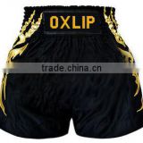 Men thai shorts in blue color with embroidry