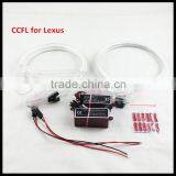 12v Ccfl Angel Eyes Kit Car Headlight Halo Rings White Ccfl Angel Eyes for Lexus Is200 Is300 thumbnail-1