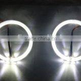 80mm 2.5 Inch White Color Led DRL Xenon Lamp for Toyota for Volvo Led Angel Eyes Head Lamp Led Halo Rings Kit thumbnail-3