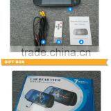7" Universal 16:9 Touch Key Mirror Monitor Custom Rear View Mirror thumbnail-3