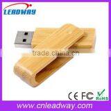 2016 Best Wooden Promotion Items, Bamboo Swivel Usb Stick 512MB-64GB thumbnail-2