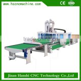 Worldwide distributors wanted top selling woodworking electric router low price Auto Feeding Machining Center HSA1325 cnc router