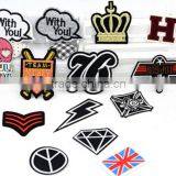 Embroidered Patches Logo Custom Diy Decorative Sew on Embroidery Patches for Clothing thumbnail-4