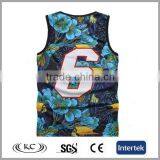 Wholesale Summer Custom Printed Women Gym Stringer Bodybuilding Tank Tops thumbnail-1