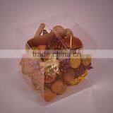 Clear PVC Boxes With Tuck in Tops and Lock-tab Bottoms