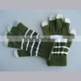 smartphones winter touch screen gloves with plain style