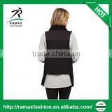 Ramax Custom Women Winter New Design Funnel Neck Fleece Vest For Sports Casual Wear thumbnail-2
