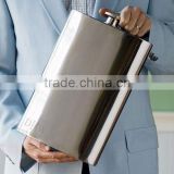 long shaped high quality stainless steel hip flask