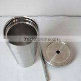 Hot New Products for 2014 Starbucks Stainless Thermos Coffee Mug With Straw and Lid