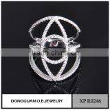 New Arrival Wedding 2016 Latest Design White Gold Ring for Women thumbnail-5