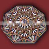 Marble Inlay Flooring , Marble Medallion , Stone Mosaic Medallion
