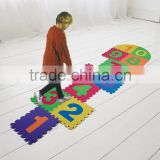 Giant garden hopscotch EVA game floor puzzle mat for kids