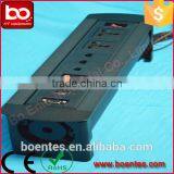 Manual Type Flip Up Desktop Socket With Power Data Cables for Office Furniture thumbnail-4