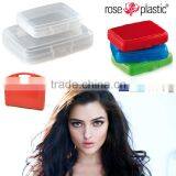 Rectangular Square Clear Packing Case Tool Products Display Kit Round Telescopic Makeup Tube Cosmetic Packaging Boxes for Brush