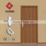 New interior pvc plastic eco-friendly solid timber door for room