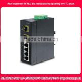 4-Port 10/100/1000T + 2-Port 100/1000X SFP Industrial Ethernet Switch