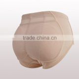 Wholesale sexy breathable hip padded underpants nude/black push up seamless hip enhancing panties