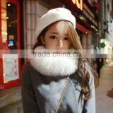 2015 Fashionable Multed Color Fox Fur Shawl for Women thumbnail-2