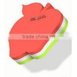 Sticky Memo Pad Apple Die-cut Sticky Memo Pad