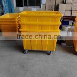 moveable box container with wheels for laundry or chemical industry( stackable)