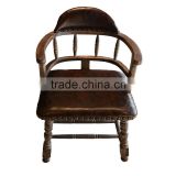 Cheapest Unique Solid wood Armchair Of High Quality Leather