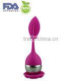 Silicone Tea Bag Infuser, Tea Infusers Strainer Loose Herbal Tea Leaf Filter thumbnail-2