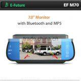 Car Rearview Mirror Screen With Mp3/mp4/mp5/bluetooth Support Usb/sd thumbnail-1