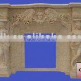 Marble Stone Fireplace thumbnail-1