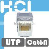 Coated Cat 6A RJ45 UTP Keystone Jack thumbnail-4