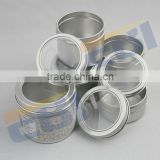 round cosmetic packaging aluminum jars