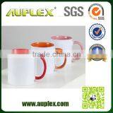 11oz Reinforced Porcelain White Mugs Inner Color Mug From China 10 Year+ Manufacturer thumbnail-2