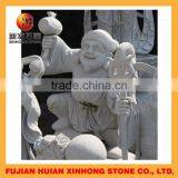 Seven Luck Gods Stone Buddha Statue for Garden Decoration thumbnail-2