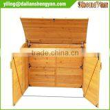 Outdoor Wooden Trash Bin Cover thumbnail-2