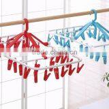 Wholesale Stock 360 Degree Rotate Foldable Plastic Clothes Hangers thumbnail-6