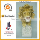 Resin Artifical Animal Lion Head Statues