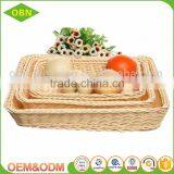 China High Quality Customized Cheap PP Plastic Empty Food Designer Bread Fruit Basket for Supermarket thumbnail-1