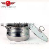 China Top Quality Stainless Steel Europe and America Market Soup Pot Set/cooking Pot Set thumbnail-4