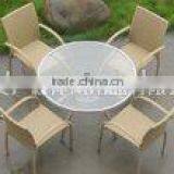 Rattan Round Coffee Table thumbnail-1