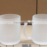 GLASS TEA MUG WITH FROSTED thumbnail-1