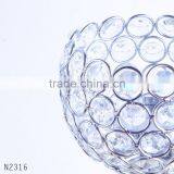 3pcs/set Crystals Wedding Candle Holder Metal Plated Candlestick Decoration Romantic European Candle Holders thumbnail-3